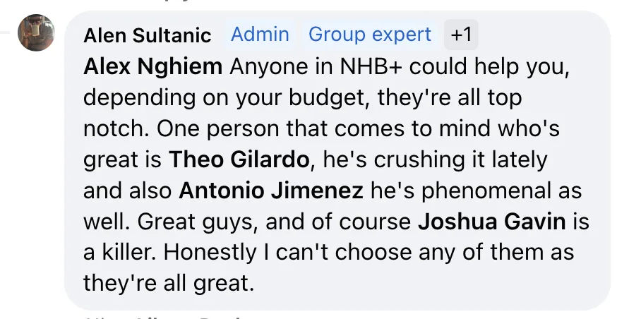 Peer endorsement naming Theo